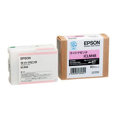 EPSON純正　インクカートリッジ　ライトマゼンダ【ICLM48】